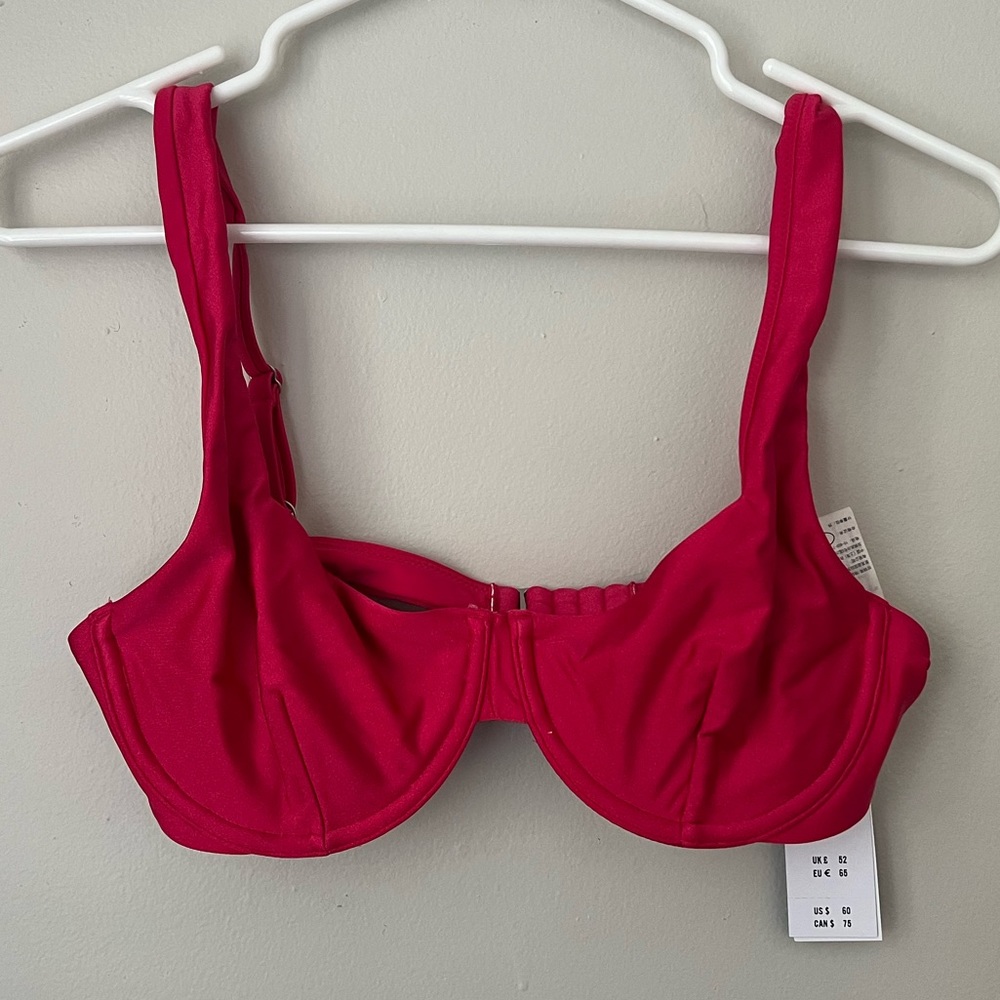 Wide Side Underwire Bikini Top